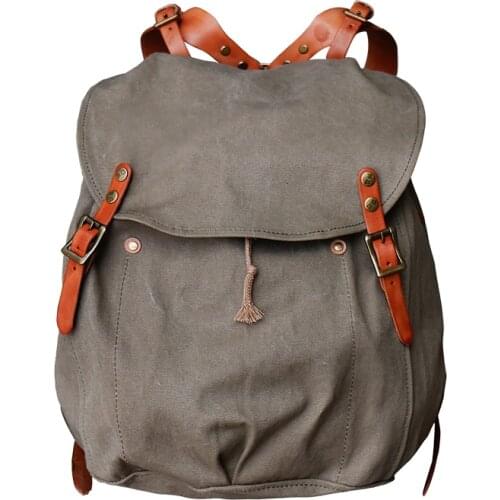 CDM39 Super Quality! 45cm*43cm*18cm Vintage Waterproof Heavy Canvas Backpack Unisex Computer Travel M39 Bag 3 Colours