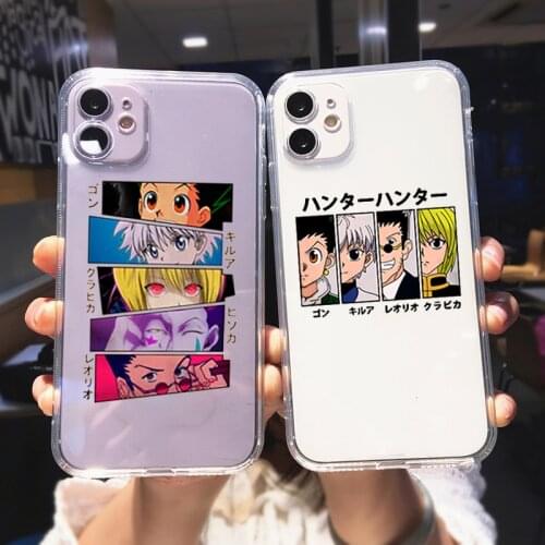 Cute Hunter X Hunter Phone Case for IPhone 11 Pro 12 XR X XS MAX SE 2020 7 8 6Plus HXH Anime Soft TPU Transparent Cover Fundas