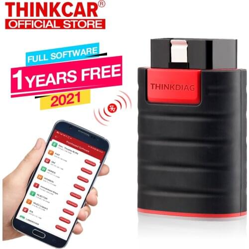 Thinkcar ThinkDiag Full OBD2 All System Diagnostic Tool 15 Reset Service Actuation Test ECU Coding Launch Easydiag Autel AP200