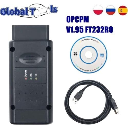 V1.95 OPCOM Diagnostic Scanner Tool 2021 200603a For Opel OBD2 OP-COM Interface With FT232RQ Chip