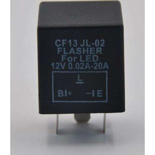 For Led 3-Pin Electronic Flasher Relay Module CF13 CF-13 Fix LED Turn Signal Light Fast Flash for Motorbike 12V JL-02 Flas