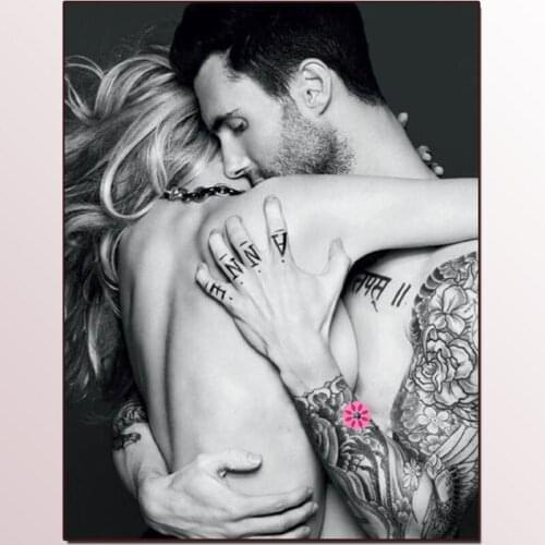 Home Decor 2019 new full diamond painting 5D Maroon 5 Adam Levine and Anne Vyalitsyna DIY Diamond embroidery Series love gift