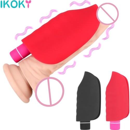 IKOKY 9 Frequency Bullet Vibrator Male Penis Exerciser Vibrator Delay Trainer Vibrating Penis Trainer Penis Stimulate Massager