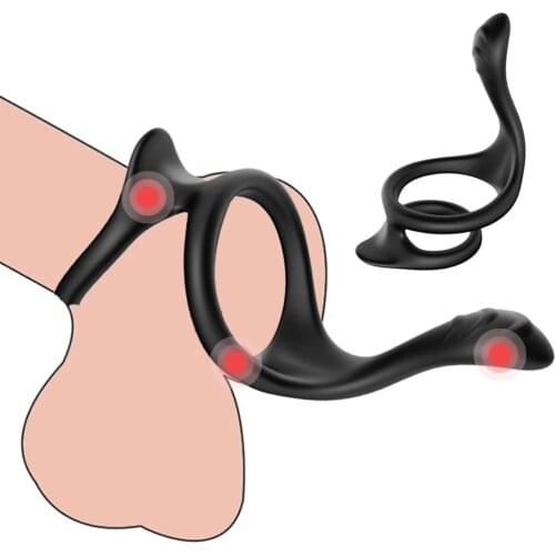 Adult Sex Products Penis Sleeve No Vibrators Sex Toys For Men Women Erection Prostate Massage Delay Ejaculation Scrotum Bind