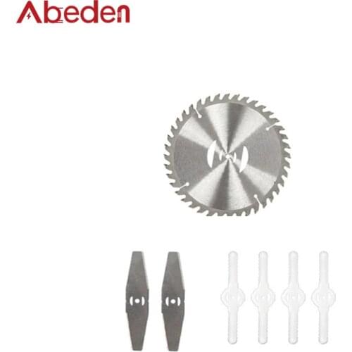 150mm 7pcs Lawn Mower Blades for Brush Cutter Replacement Circular Saw Blade For Cutting Grass Tree Trimmer Blades Accessories