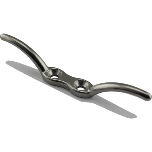 Boat Stainless Steel Deck Rope Cleat Marine Yacht Line Flag Anchor 10pcs 4" 5pcs 6" Clam Cleats