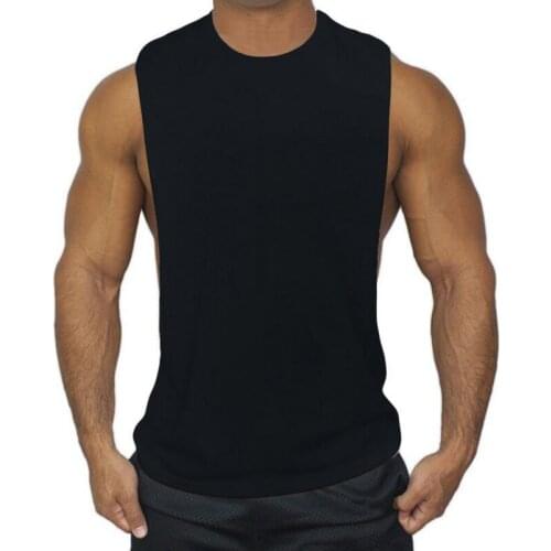 Mens Tank Tops bodybuilding men gyms clothing Muscle gyms O-Neck cotton muscle tank top Men Sleeveless stringer gyms top