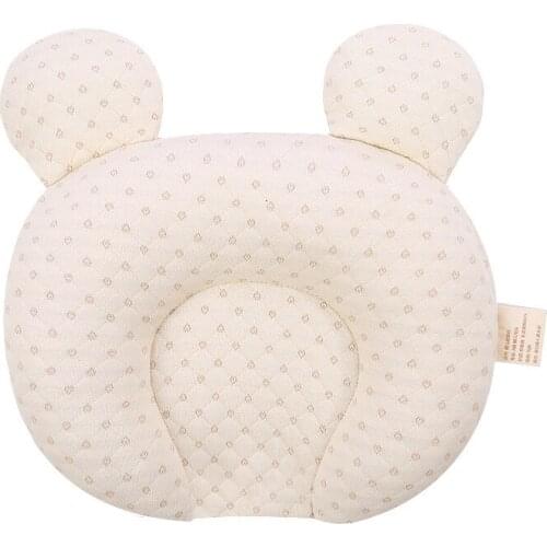 Natural Latex Filling Baby Shaping Pillow Prevent Flat Head Infant Bedding Pillows Cotton Newborn Baby Sleeping Pillow For 0-12M