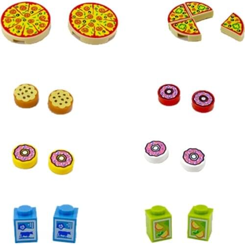 MOC Printed Building Blocks Tile Toys Kids Learning Education Traffic Eyes Customize