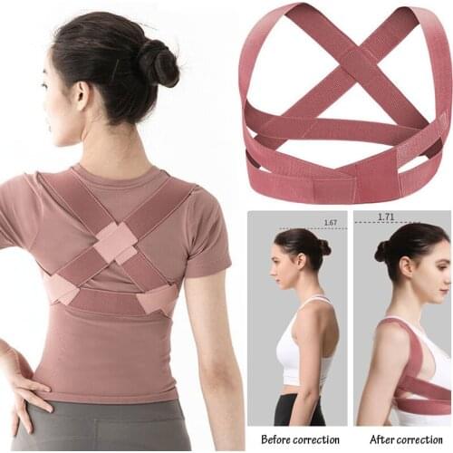 Brace Support Belt Adjustable Back Posture Corrector Clavicle Spine Back Shoulder Lumbar Posture Correction Humpback Pain Relief