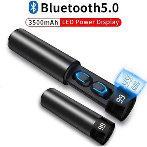 Q67-auriculares TWS, wireless by Bluetooth 5,0, waterproof 3D stereo Mini sport headset with dual mic and auto pairing