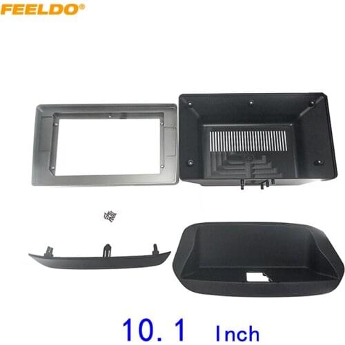 FEELDO Car Audio Fascia Frame Adapter For Chevrolet Cavalier/Kewozi 10.1" Big Screen 2DIN Dash Fitting Panel Frame Kit #HQ4298