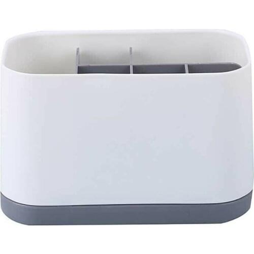 Detachable Multi-grid Toothpaste and Toothbrush Storage Box Rack Bathroom Wash Set Bathroom Shelf