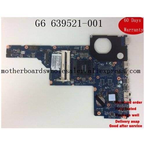 System Main Board For HP Pavilion G6T-1a00 G6T G6 Motherboard 639521-001 Tested