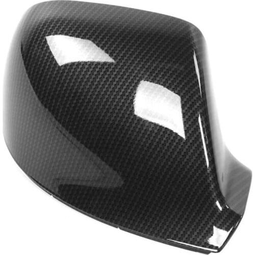 Carbon Fiber Style Rearview Mirror Cover Cap Housing Left +Right Side Fit for Transporter T5 / T5.1 / T6 Car accessories