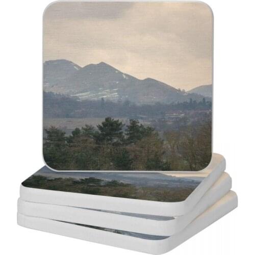 The Wrekin Diatomite Square Round Coaster Multifunction Cup Bonsai Mat Soap Toothbrush Pad 10x10cm