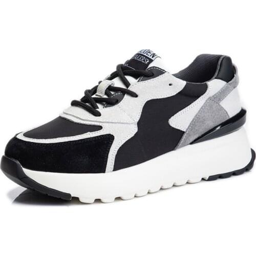 2021 New Leather Sports Shoes With Round Heads