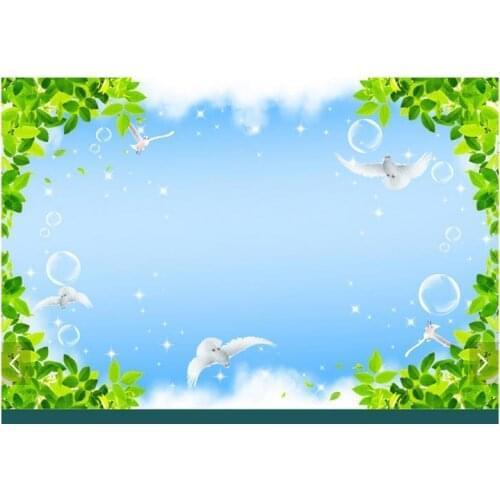 3d photo wallpaper custom ceiling wallpaper murals blue sky and white clouds the suspended ceiling zenth mural wallpaper decor