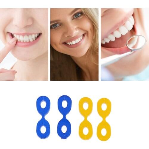 60pcs Autoclavable Rubber Tooth Seperator Wedge Dental Fixed Elastic Wedge Mixed Set Matrix Matrices Dentist Accessories
