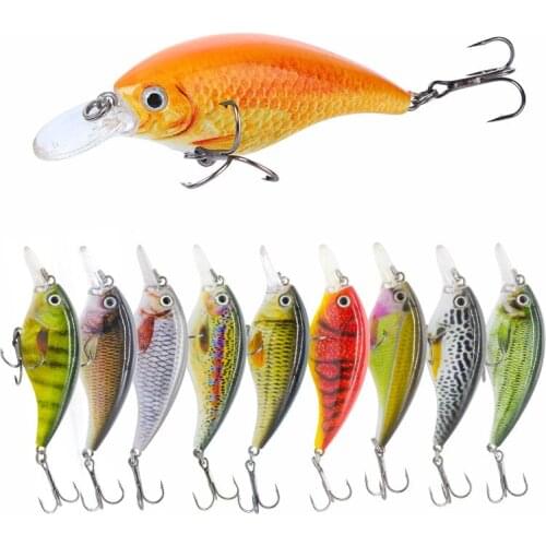 8cm/10g depth1.8m Top fishing lures Wobbler hard bait swimbait quality professional minnow for fishing tackle catfish