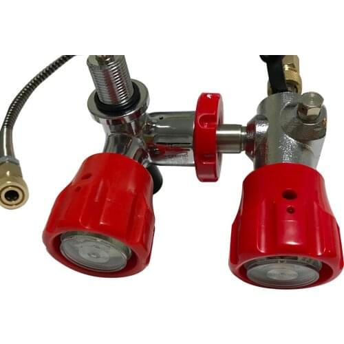 AC101 [Acecare]Red30Mpa VALVE with FILLING STATION for Paintball Airsoft Gun and Paintball Composite Compressed Air Cylinder
