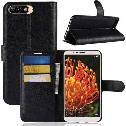 For Huawei Y6 Case Huawei Y6 Prime Case Flip Luxury PU Leather Phone Case For Huawei Y6 Y 6 Y6Prime Case Cover