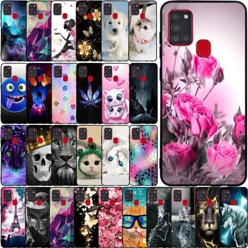 Case For Samsung A21S Case Phone Cover Silicone Soft TPU Back Cover for Samsung Galaxy A21S Case A 21S A21 S Fundas Coque Bumper