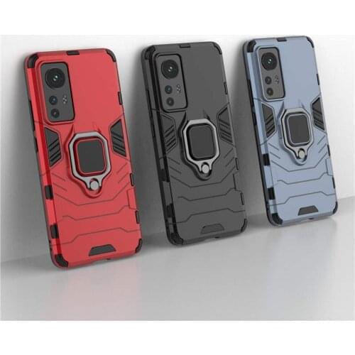 Wolfsay for Xiaomi Mi A1 Case, Xiaomi 5X Car Holder Armor Cases Hard PC & Soft Silicone Cover for Xiaomi Mi A1 Mi5X With Magnet