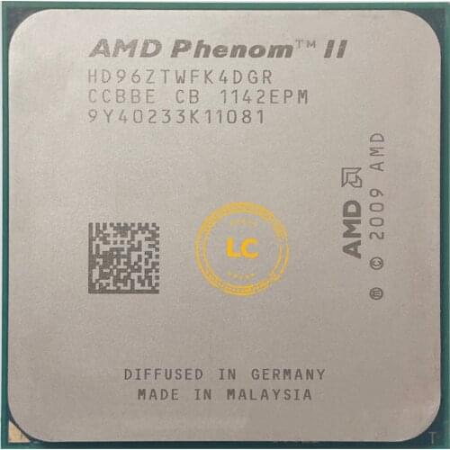 AMD Phenom II X4 960T 3.0 GHz Quad-core CPU Processor HD96ZTWFK4DGR Socket AM3