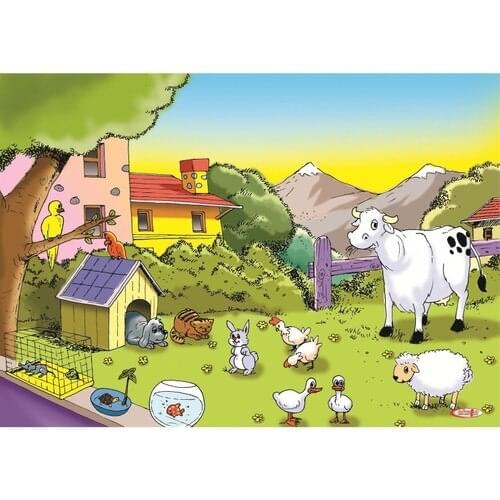 Axis Nature and Animals Wooden Puzzle with 35