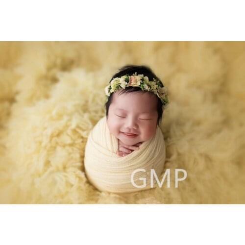 Baby Headband Dried Flower Baby Hairband Newborn Photography Props Infant Shoot Accessories Floral Baby Headwear Sweet Headdress