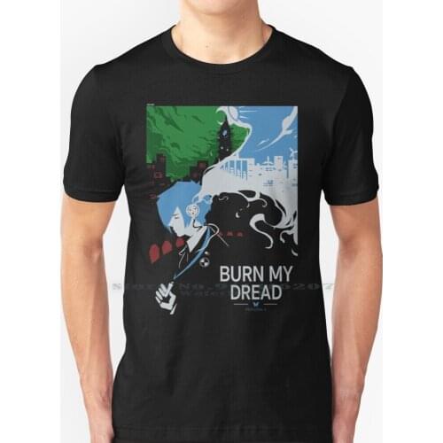 Burn My Dread T Shirt 100% Pure Cotton Persona 5 Persona 4 Persona 3 Shin Megami Tensei Shibuya Metaverse Amamiya Ren Joker