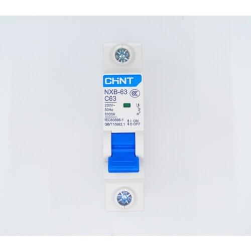 CHINT NXB-63 air switch DZ47 air switch 1P 2P 1A~125A,NXBLE leakage protection switch2P 6A-63A, C-type household safety switch