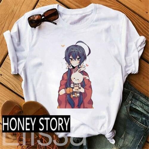 Summer Bungo Stray Dogs T shirt Women Harajuku Anime T Shirt Osamu Dazai Nakajima Atsushi Short Sleeve White Graphic T Shirts