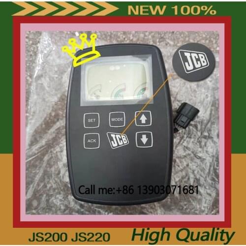 JS200 JS220 Excavator Monitor For JCB Excavator Module Display Panel Guage 332/K4244 704/50207
