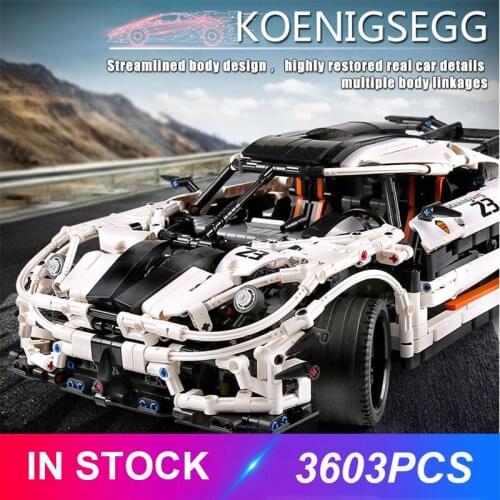 Mould King 13120 Koenigseggng One:1 Model Compatible LepinBlocks Techinic MOC-4789 23002 Building Bricks Educational Toy Gift
