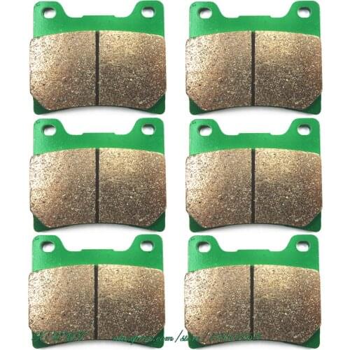 Brake Pads Set For Yamaha Xvz1200 Xvz 1200 12 T Td 1985 1986 1987 / Ymx1200 Ymx 1200 12n V-Max Vmax 2000 & Up