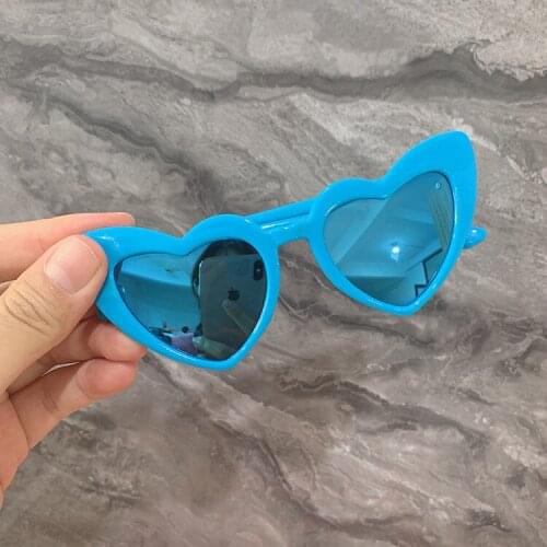 Sunglasses 2020 new style children s fashionable peach heart comfortable sunglasses Fashion versatile baby Sunglasses