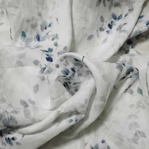 High quality ramie fabric High-end gowns, dresses, trousers, shirts and jackets tissus High-end brand sewing