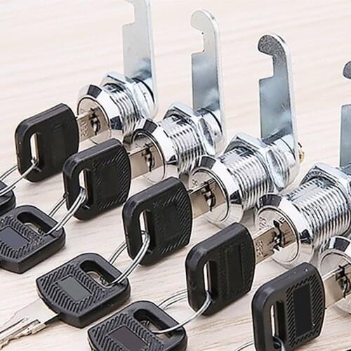 Drawer Locks with 2 Keys Lock Furniture Hardware Door Cabinet Lock for Office Desk Letter Box Cam Locks 16mm 20mm 25mm 30mm