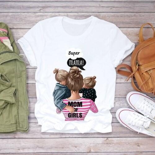 Women 2021 Cartoon Momlife Mom Life Girl Summer Cute Mother Lady T-shirts Top T Shirt Ladies Womens Stylish 2021 Tee T-Shirt