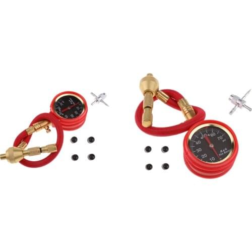 2 Set Rapid Tyre Deflators 4x4Tire Air Pressure Gauge/ Dial Valve Tool Box