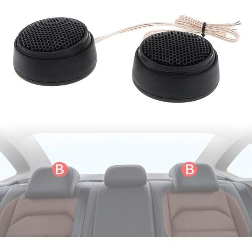 2pcs 1000W Universal Car Speaker Dome Tweeter Sound Vehicle Auto Music Stereo Modified Loud Speakers
