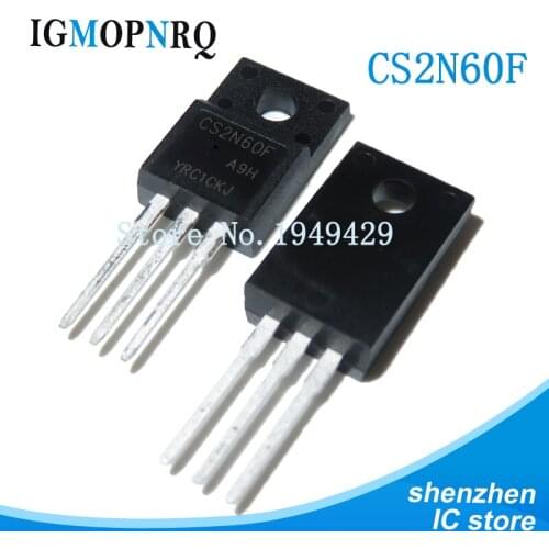 5pcs MOS CS2N60F 2N60F TO-220F new and