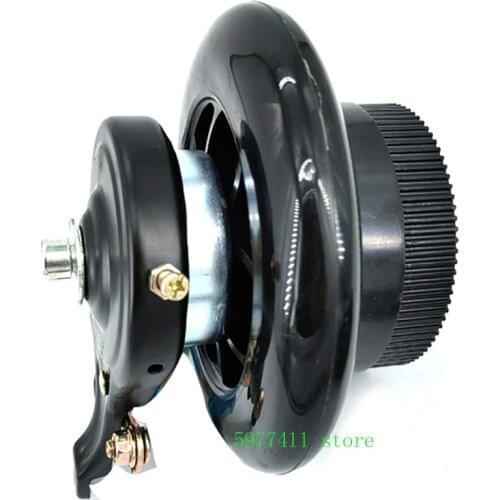 6 inch 140mm Pu solid rear wheel with Drum brake kit for small surf electric scooters wheels 6 inch Castor wheels