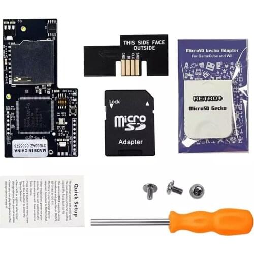 For GameCube NGC GC Loader SD2SP2 Adapter TF Card Reader Adapter For Nintendo NGC GameCube Mini DVD Drive Micro SD GECKO