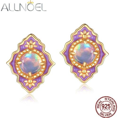 Женские серебрянные серьги ALLNOEL China At AliExpress