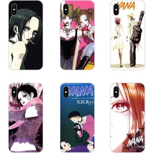 Cartoon Nana Anime Accessories Phone Shell Covers For Apple iPhone X XR XS 11Pro MAX 4S 5S 5C SE 6S 7 8 Plus ipod touch 5 6