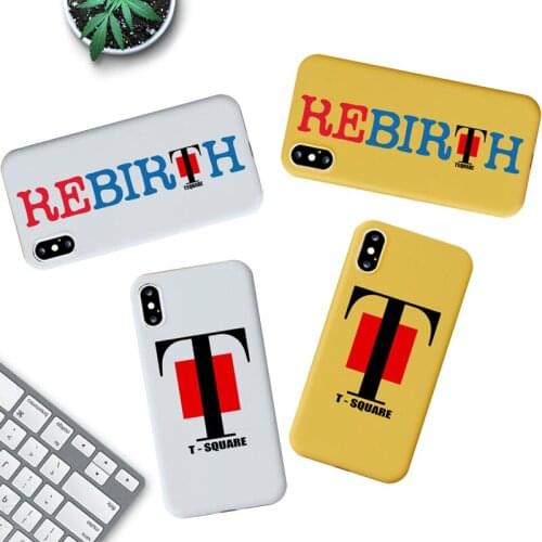 Jamular for IPhone X XS XR 11 Pro Max 6 6S 7 8 Plus Japan Fusion Jazz Band T-SQUARE Silicone Matte Soft Shell Phone Case Cover