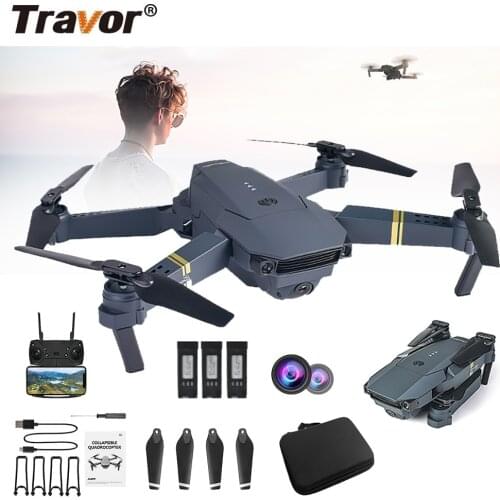 Travor camera Drone 4K HD Quadrotor Foldable Drone Portable Drone Kits Aerial Photography RC Drone Toy Gift for Adult Kids Gift